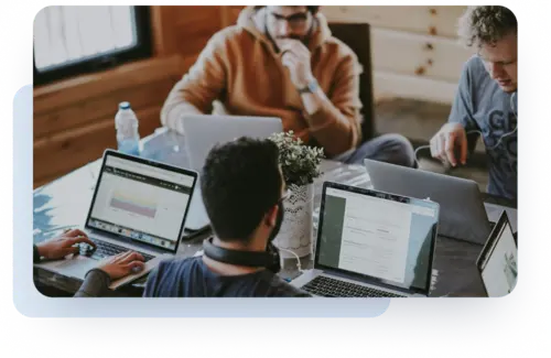 Business owner reviewing corporation formation documents